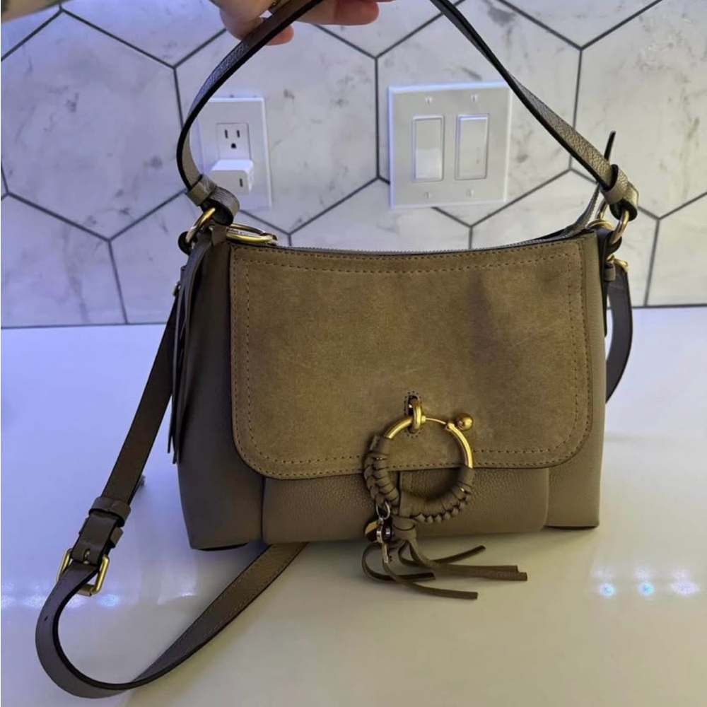 Taupe colored see by Chloe bag